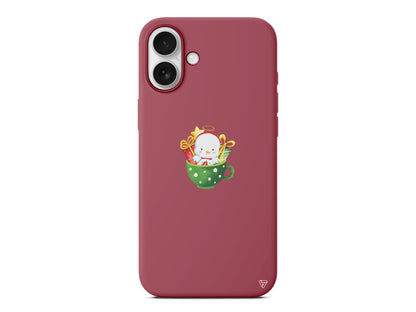 A Cup Of Xmas 6 Lansman Model İçi Kadife Silikon Telefon Kılıfı – Plus Serisine Özel