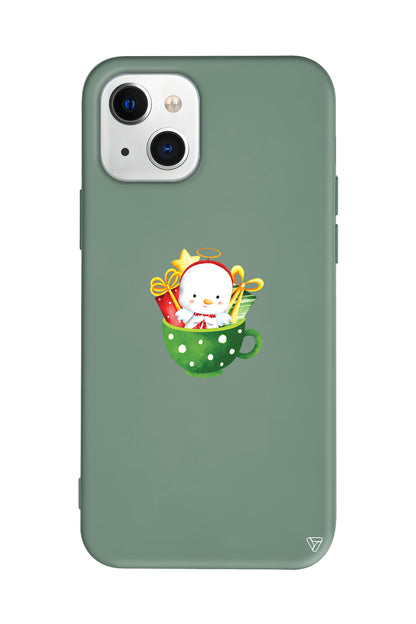 A Cup Of Xmas 6 Lansman Model İçi Kadife Silikon Telefon Kılıfı – Plus Serisine Özel