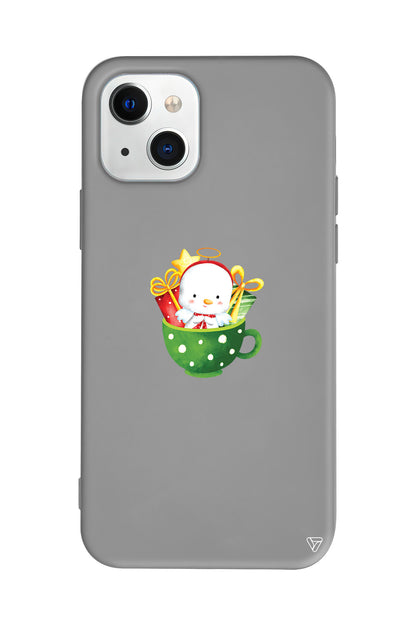A Cup Of Xmas 6 Lansman Model İçi Kadife Silikon Telefon Kılıfı – Plus Serisine Özel