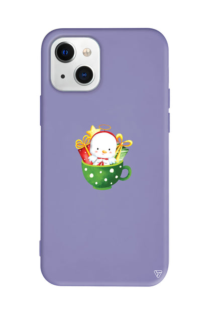 A Cup Of Xmas 6 Lansman Model İçi Kadife Silikon Telefon Kılıfı – Plus Serisine Özel