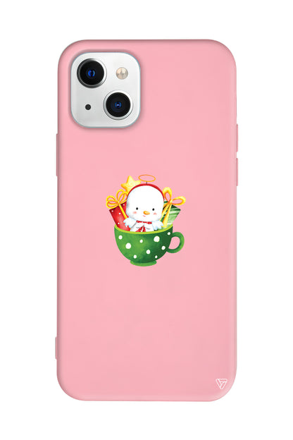 A Cup Of Xmas 6 Lansman Model İçi Kadife Silikon Telefon Kılıfı – Plus Serisine Özel