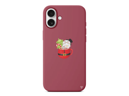 A Cup Of Xmas 7 Lansman Model İçi Kadife Silikon Telefon Kılıfı – Plus Serisine Özel