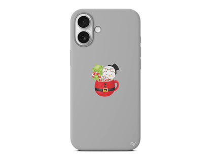 A Cup Of Xmas 7 Lansman Model İçi Kadife Silikon Telefon Kılıfı – Plus Serisine Özel