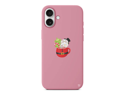 A Cup Of Xmas 7 Lansman Model İçi Kadife Silikon Telefon Kılıfı – Plus Serisine Özel