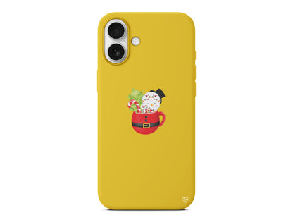 A Cup Of Xmas 7 Lansman Model İçi Kadife Silikon Telefon Kılıfı – Plus Serisine Özel