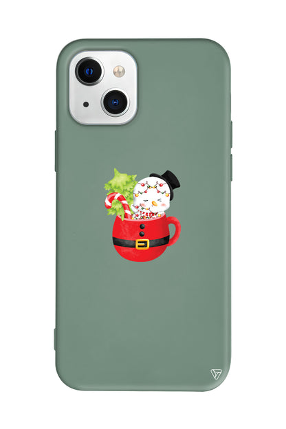 A Cup Of Xmas 7 Lansman Model İçi Kadife Silikon Telefon Kılıfı – Plus Serisine Özel