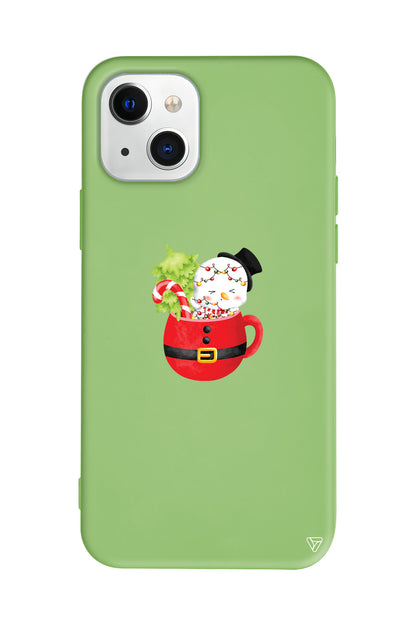 A Cup Of Xmas 7 Lansman Model İçi Kadife Silikon Telefon Kılıfı – Plus Serisine Özel