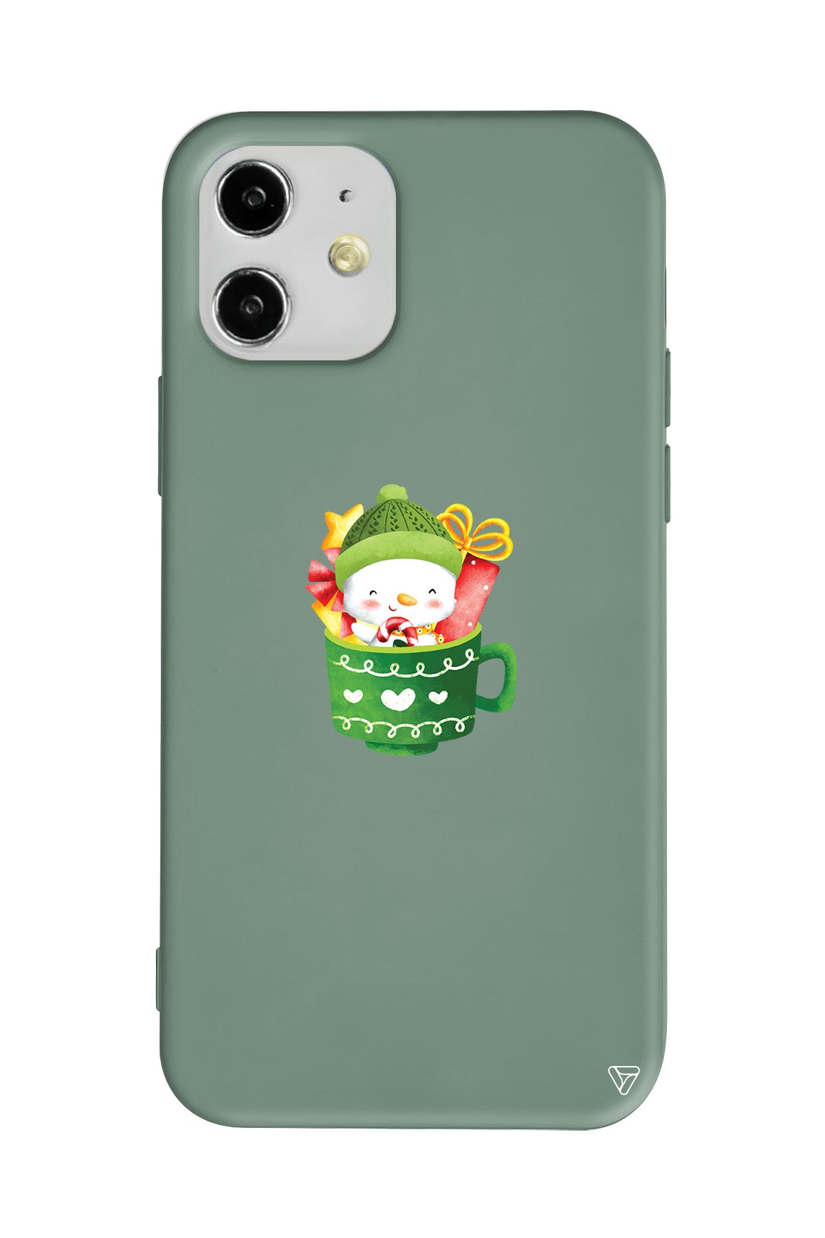 A Cup Of Xmas 8 Lansman Model İçi Kadife Silikon Telefon Kılıfı