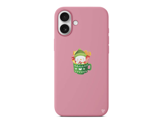 A Cup Of Xmas 8 Lansman Model İçi Kadife Silikon Telefon Kılıfı – Plus Serisine Özel