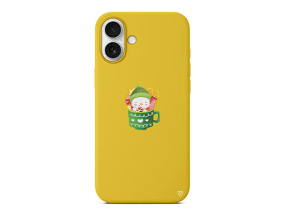 A Cup Of Xmas 8 Lansman Model İçi Kadife Silikon Telefon Kılıfı