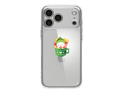 A Cup Of Xmas 8 Lansman Model İçi Kadife Silikon Telefon Kılıfı