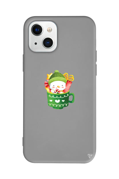 A Cup Of Xmas 8 Lansman Model İçi Kadife Silikon Telefon Kılıfı – Plus Serisine Özel