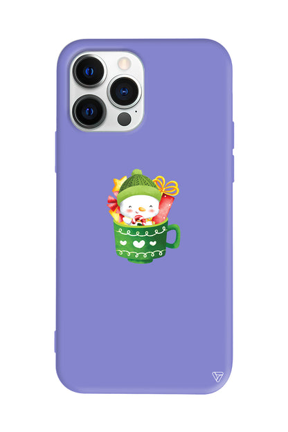 A Cup Of Xmas 8 Lansman Model İçi Kadife Silikon Telefon Kılıfı