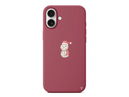Snowman Lansman Model İçi Kadife Silikon Telefon Kılıfı – Plus Serisine Özel