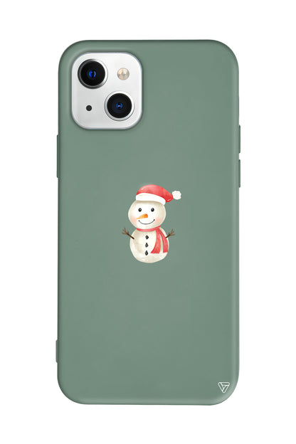 Snowman Lansman Model İçi Kadife Silikon Telefon Kılıfı – Plus Serisine Özel