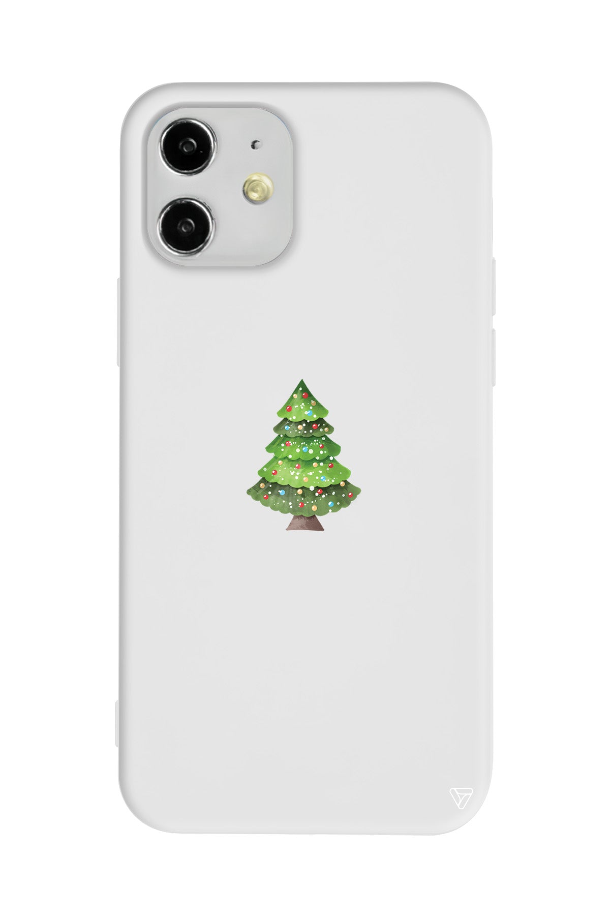 Mini Xmas Tree Lansman Model İçi Kadife Silikon Telefon Kılıfı