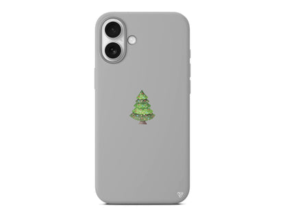 Mini Xmas Tree Lansman Model İçi Kadife Silikon Telefon Kılıfı – Plus Serisine Özel
