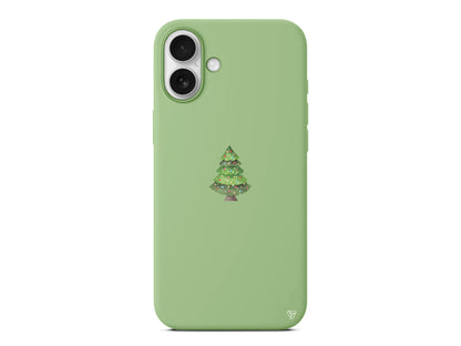 Mini Xmas Tree Lansman Model İçi Kadife Silikon Telefon Kılıfı – Plus Serisine Özel