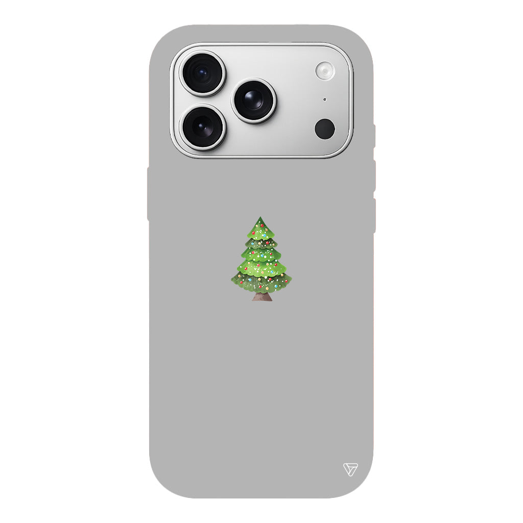 Mini Xmas Tree Lansman Model İçi Kadife Silikon Telefon Kılıfı