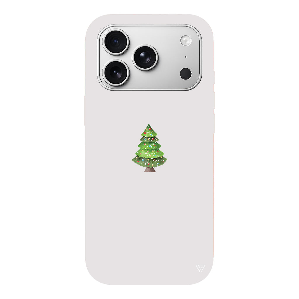 Mini Xmas Tree Lansman Model İçi Kadife Silikon Telefon Kılıfı