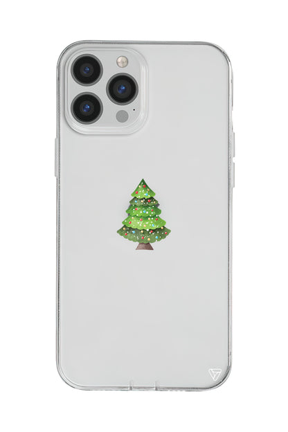 Mini Xmas Tree Lansman Model İçi Kadife Silikon Telefon Kılıfı