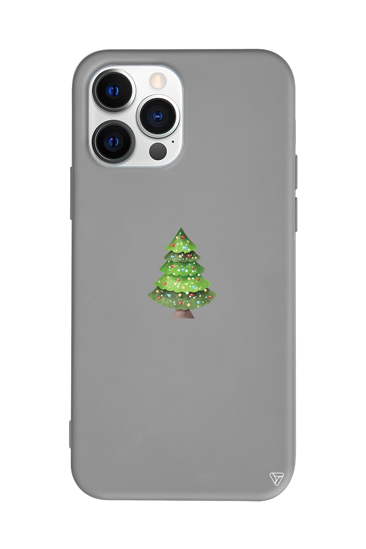 Mini Xmas Tree Lansman Model İçi Kadife Silikon Telefon Kılıfı