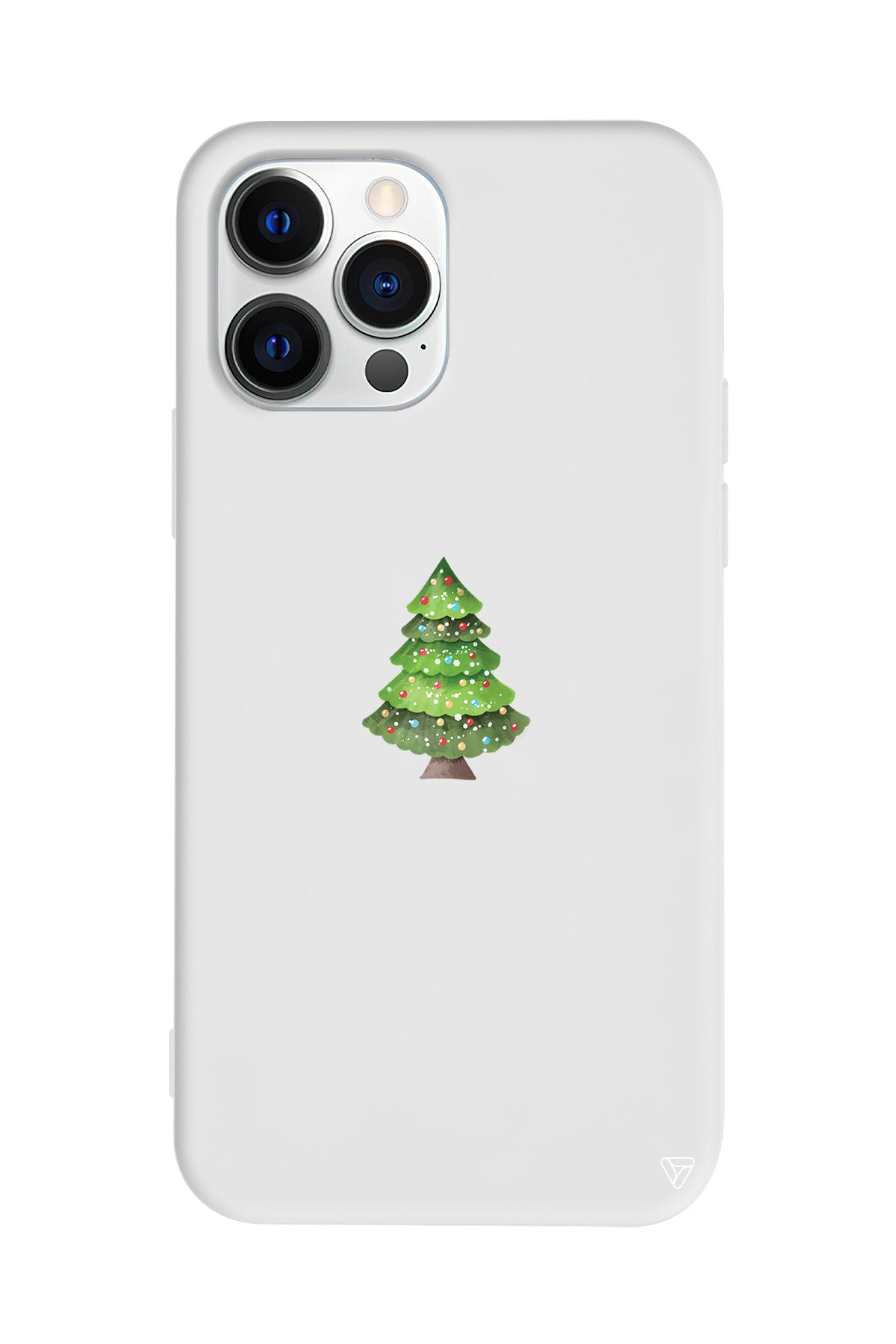 Mini Xmas Tree Lansman Model İçi Kadife Silikon Telefon Kılıfı