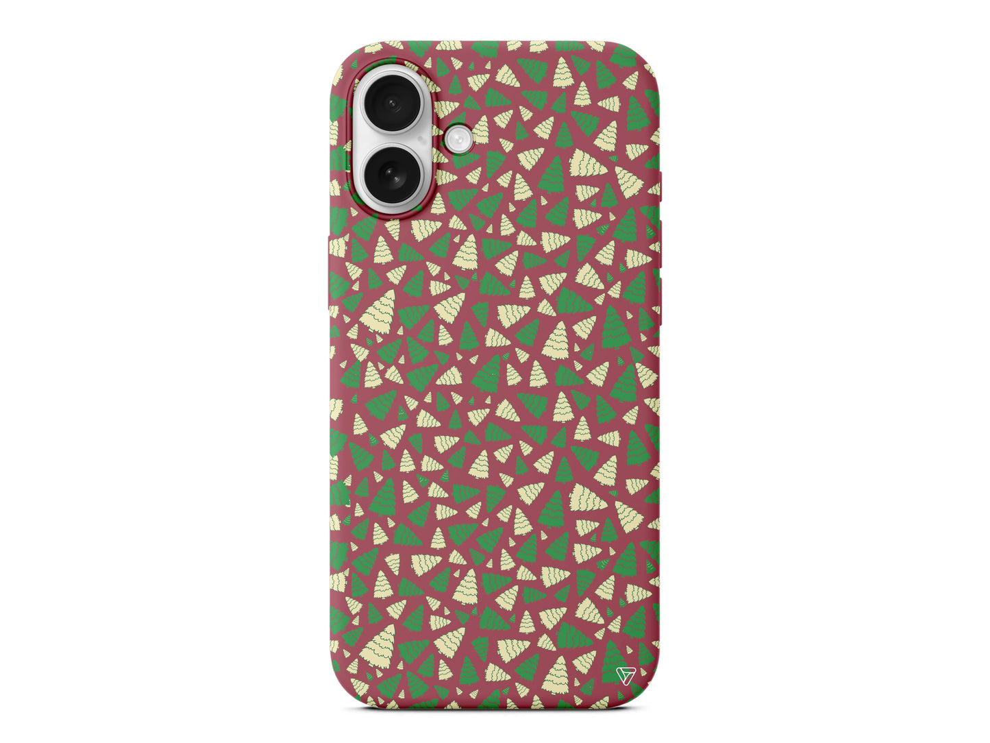 Very Xmas Tree Lansman Model İçi Kadife Silikon Telefon Kılıfı – Plus Serisine Özel