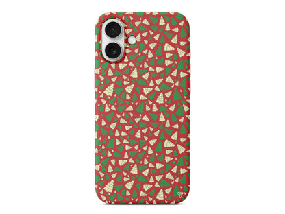 Very Xmas Tree Lansman Model İçi Kadife Silikon Telefon Kılıfı – Plus Serisine Özel