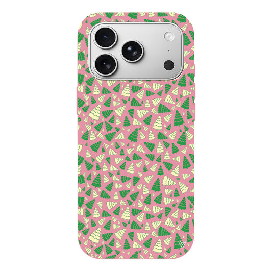 Very Xmas Tree Lansman Model İçi Kadife Silikon Telefon Kılıfı