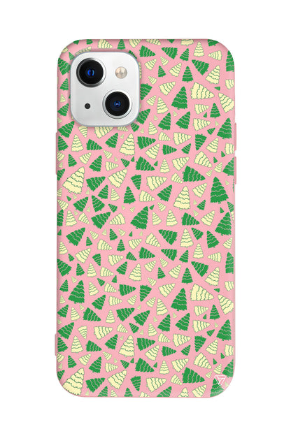 Very Xmas Tree Lansman Model İçi Kadife Silikon Telefon Kılıfı – Plus Serisine Özel