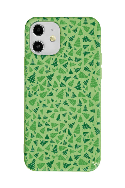 Very Xmas Tree 2 Lansman Model İçi Kadife Silikon Telefon Kılıfı