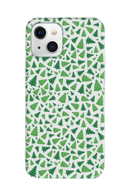 Very Xmas Tree 2 Lansman Model İçi Kadife Silikon Telefon Kılıfı