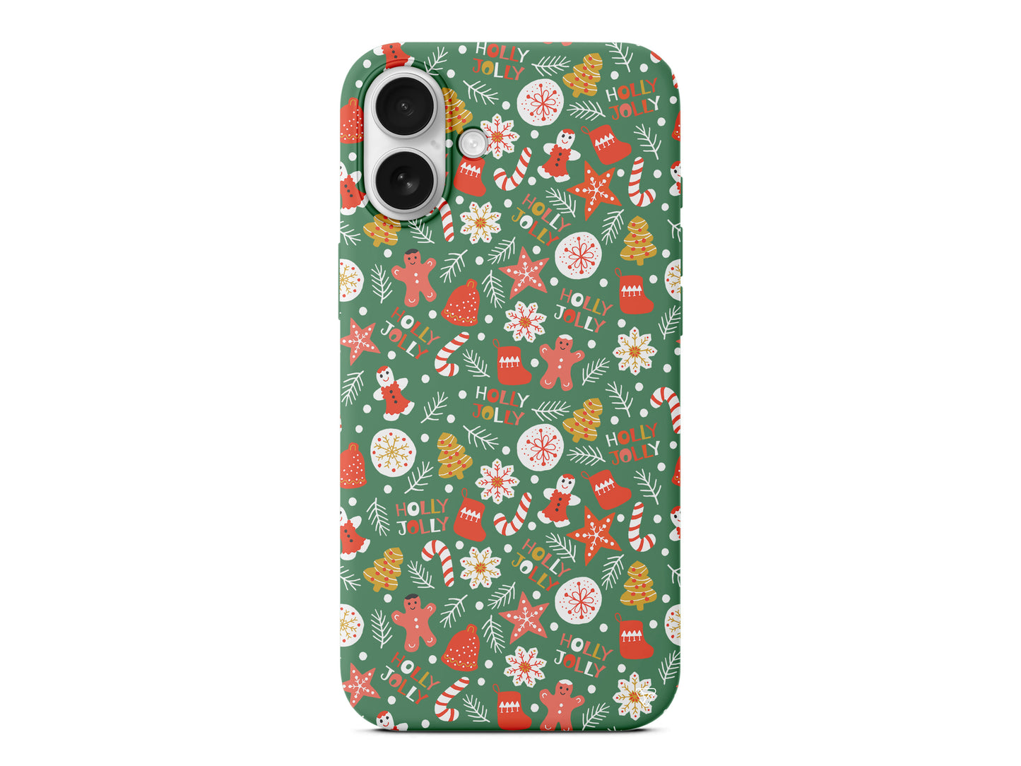 Holly Jolly Lansman Model İçi Kadife Silikon Telefon Kılıfı – Plus Serisine Özel