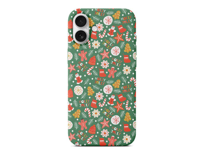 Holly Jolly Lansman Model İçi Kadife Silikon Telefon Kılıfı – Plus Serisine Özel