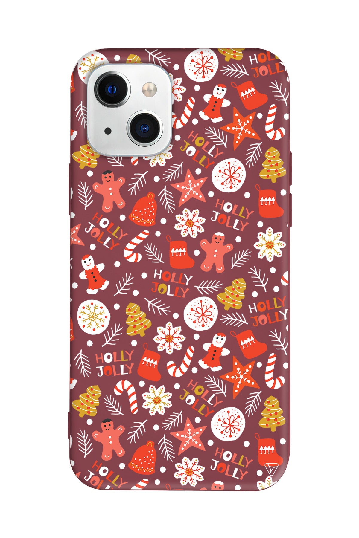 Holly Jolly Lansman Model İçi Kadife Silikon Telefon Kılıfı – Plus Serisine Özel