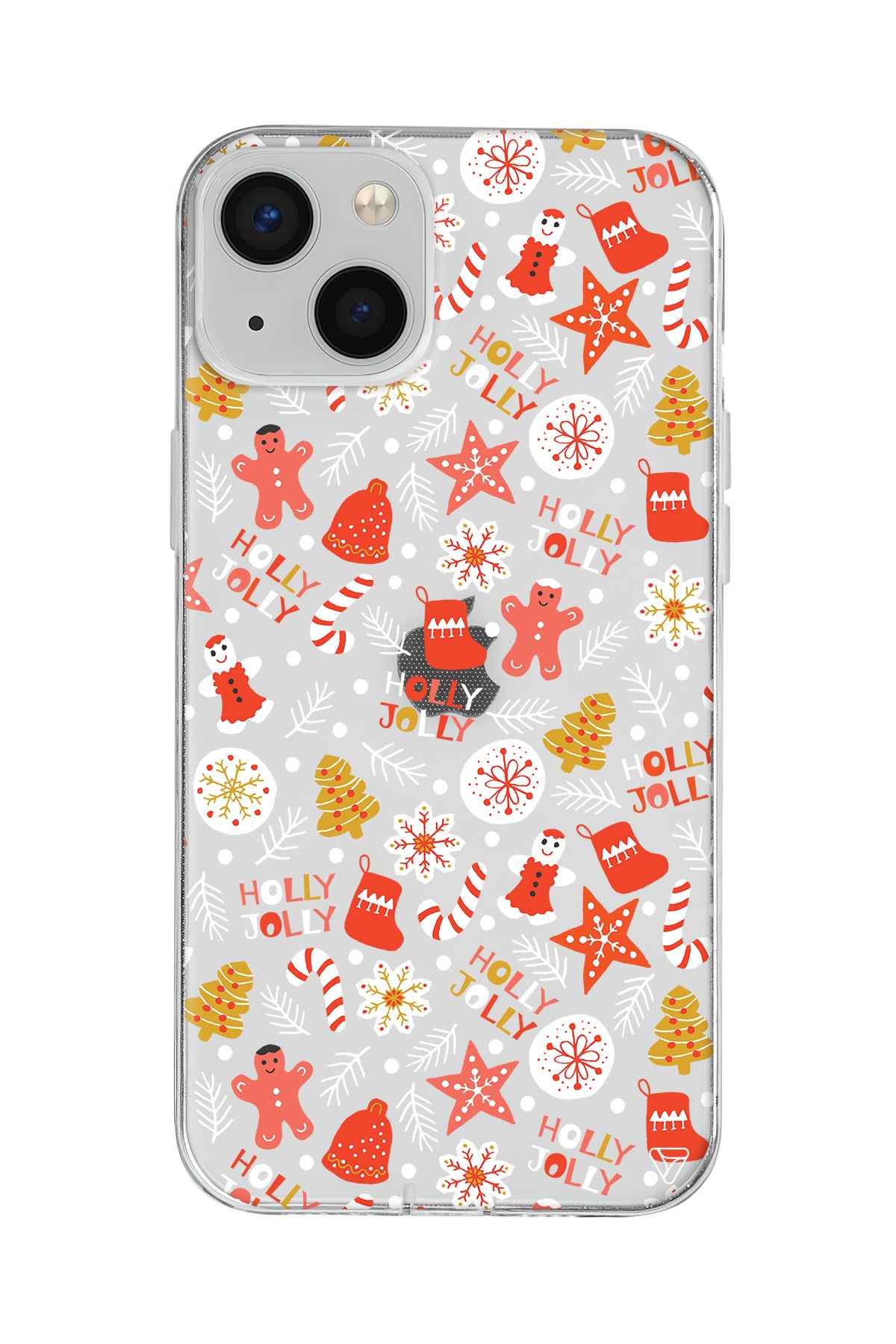 Holly Jolly Lansman Model İçi Kadife Silikon Telefon Kılıfı – Plus Serisine Özel
