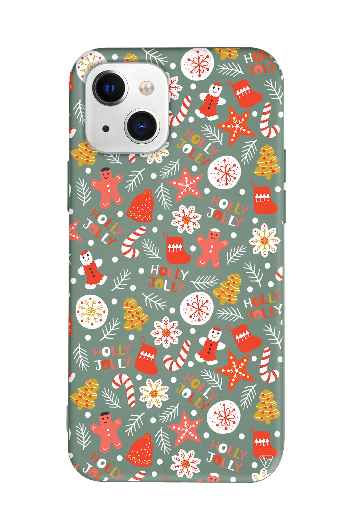 Holly Jolly Lansman Model İçi Kadife Silikon Telefon Kılıfı – Plus Serisine Özel