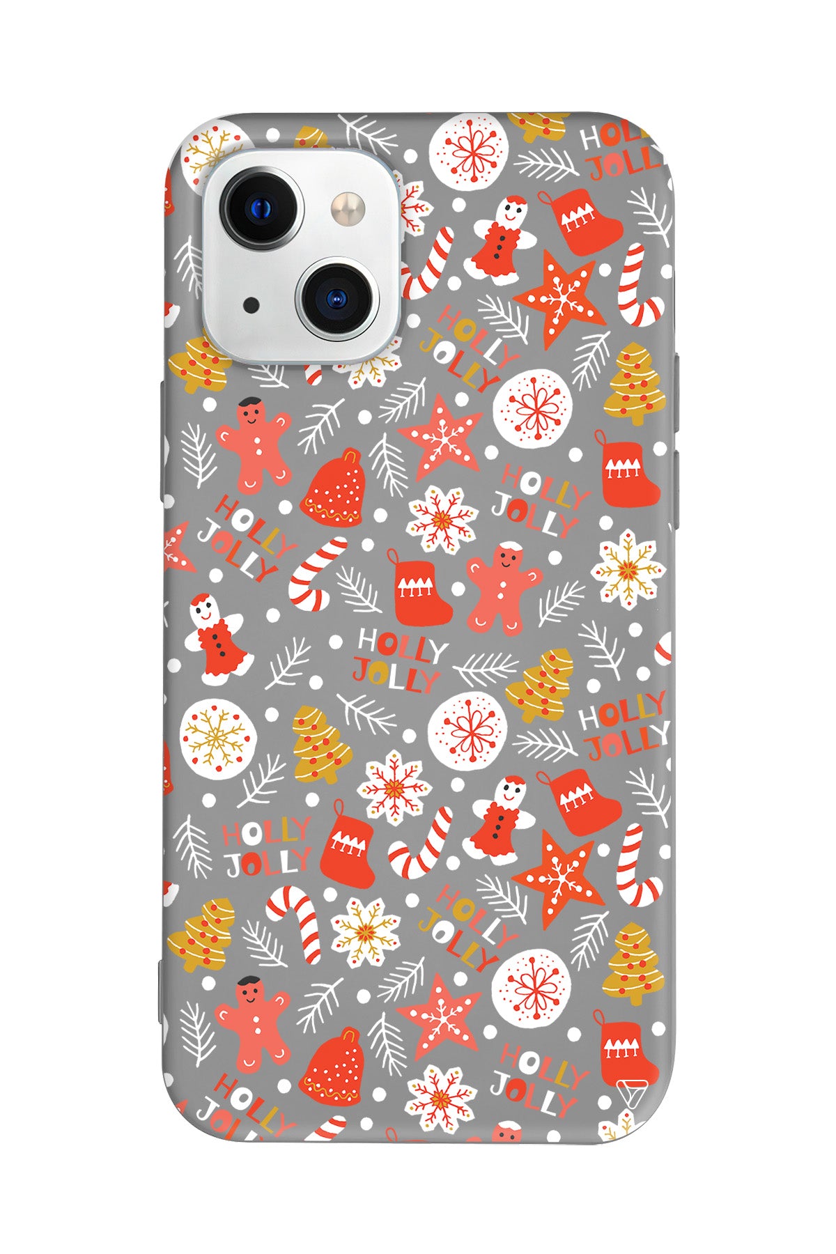 Holly Jolly Lansman Model İçi Kadife Silikon Telefon Kılıfı – Plus Serisine Özel