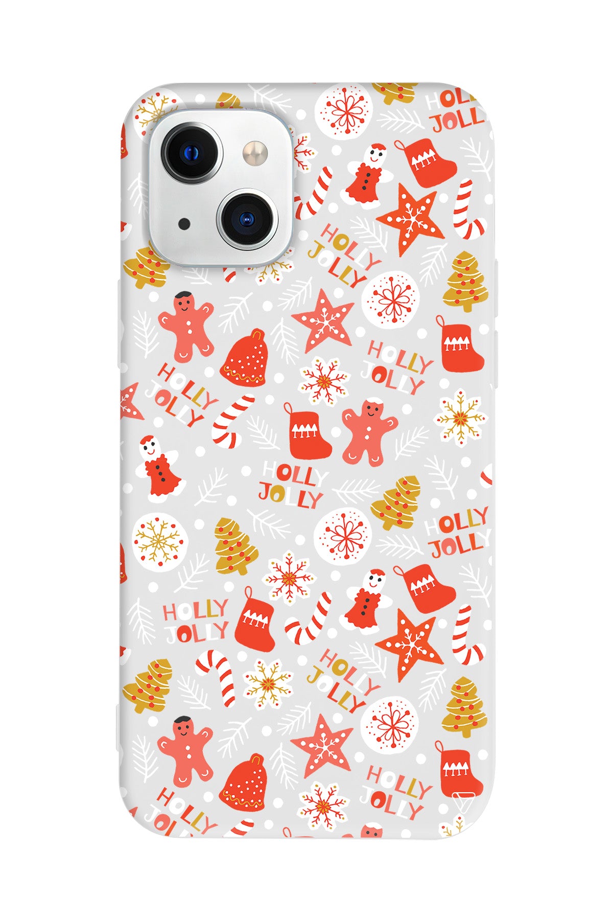 Holly Jolly Lansman Model İçi Kadife Silikon Telefon Kılıfı – Plus Serisine Özel