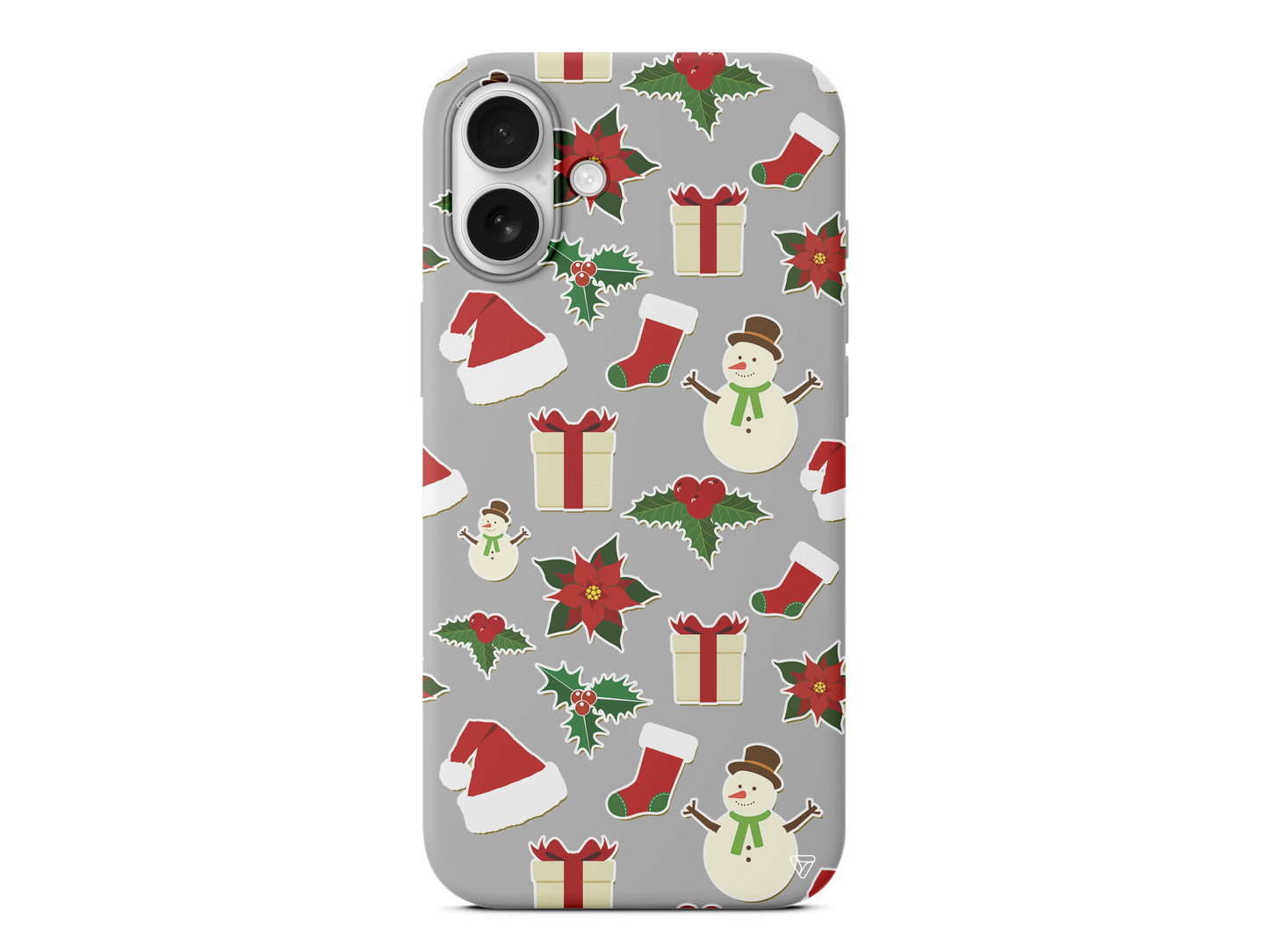 Just Xmas Lansman Model İçi Kadife Silikon Telefon Kılıfı – Plus Serisine Özel