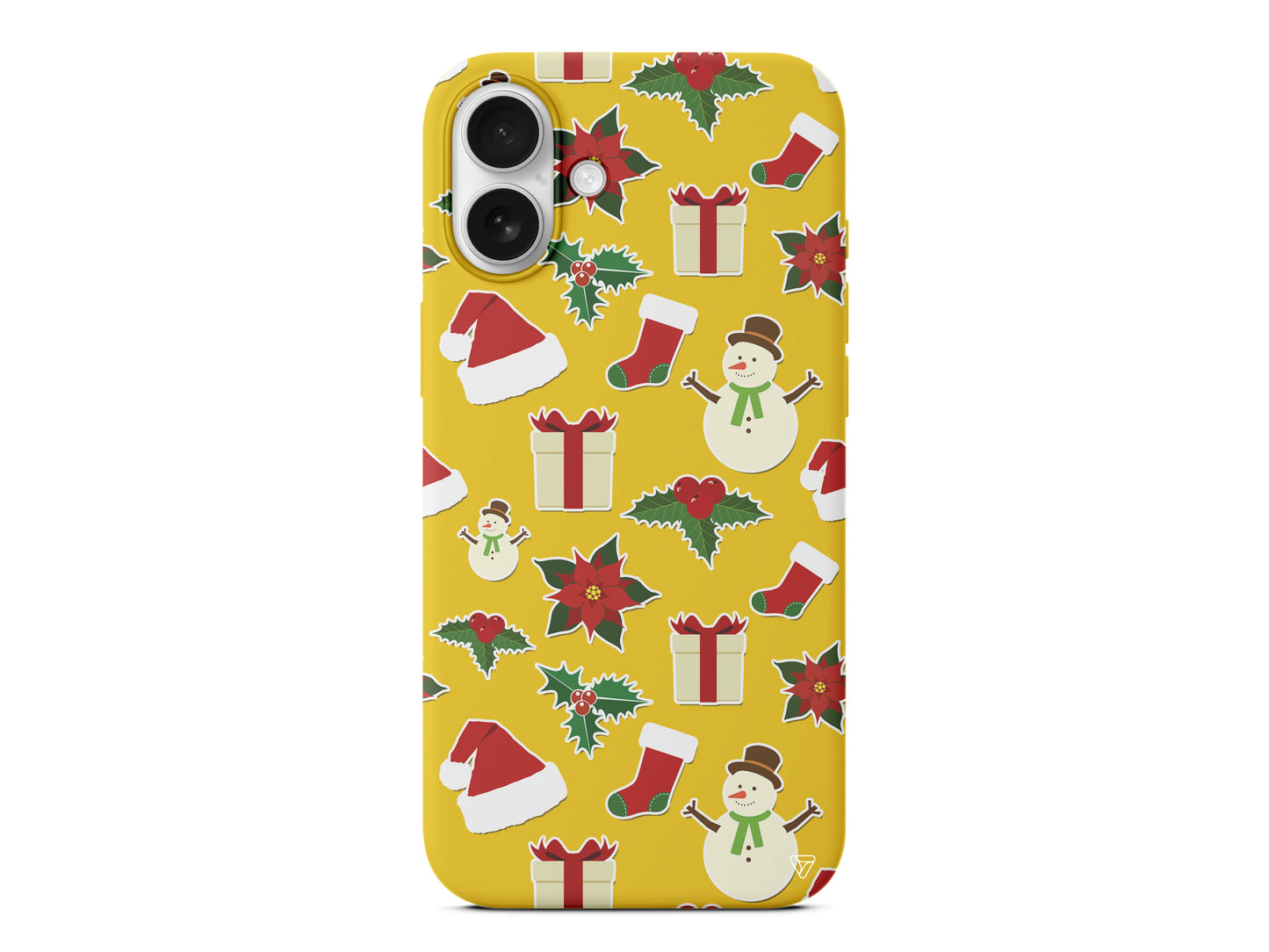 Just Xmas Lansman Model İçi Kadife Silikon Telefon Kılıfı – Plus Serisine Özel