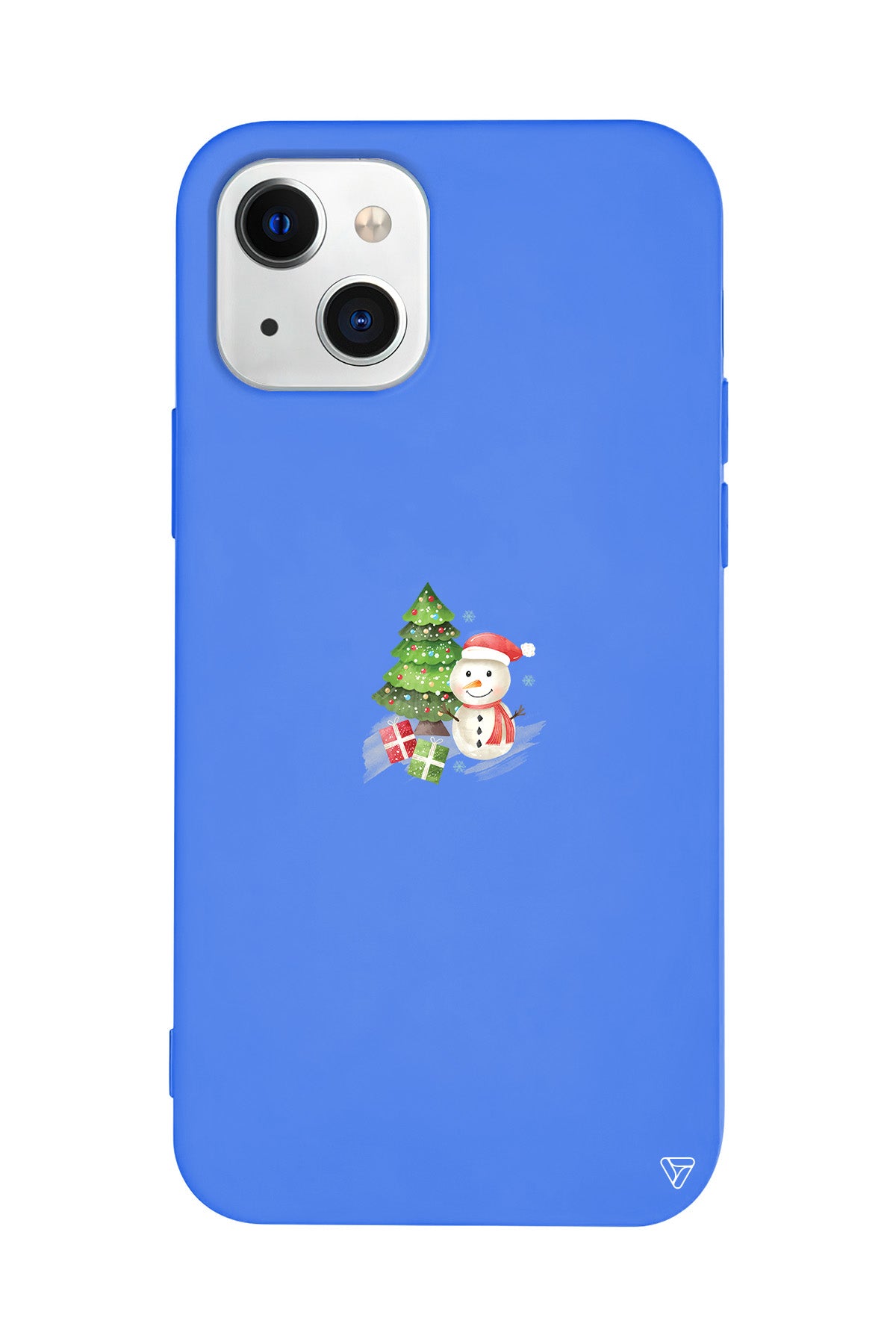 Cute Snowman Lansman Model İçi Kadife Silikon Telefon Kılıfı – Plus Serisine Özel