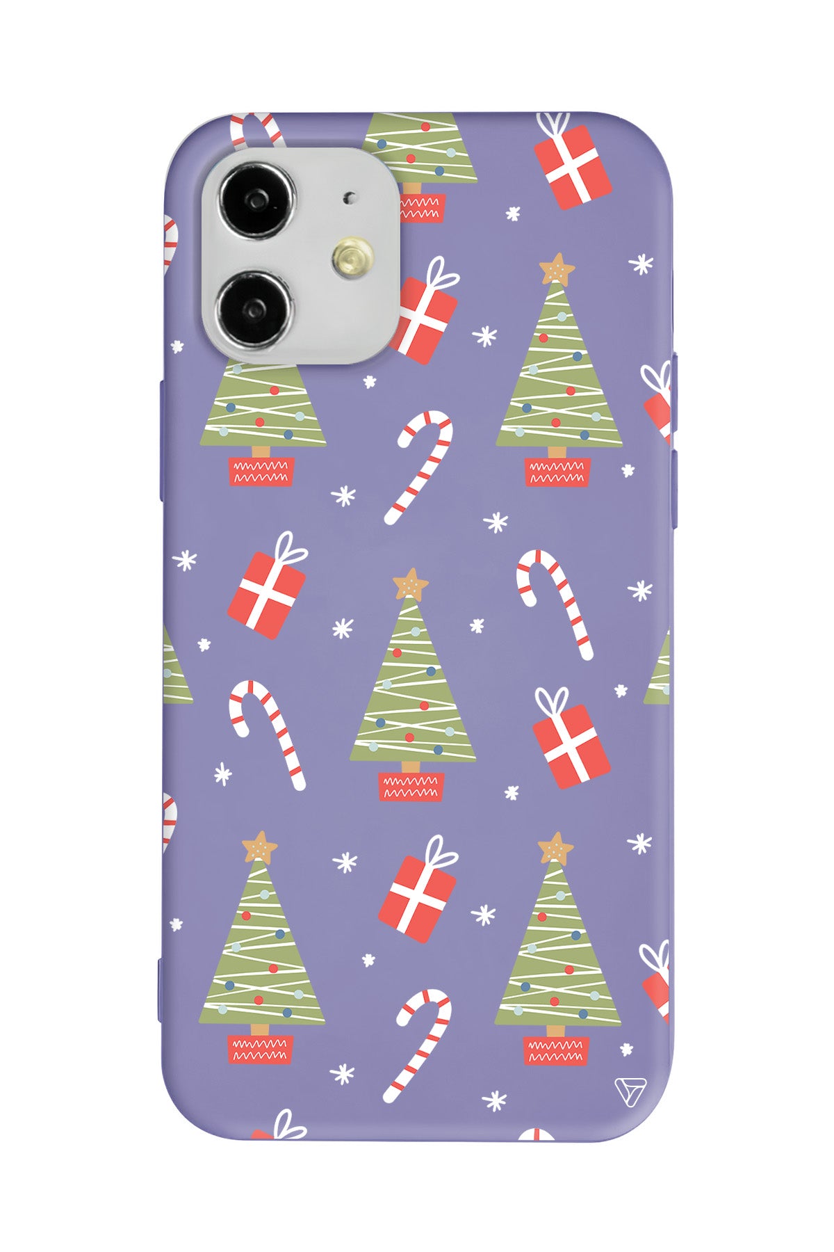 Christmas Candy Lansman Model İçi Kadife Silikon Telefon Kılıfı