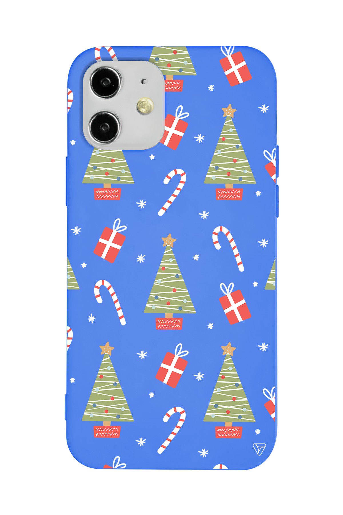 Christmas Candy Lansman Model İçi Kadife Silikon Telefon Kılıfı