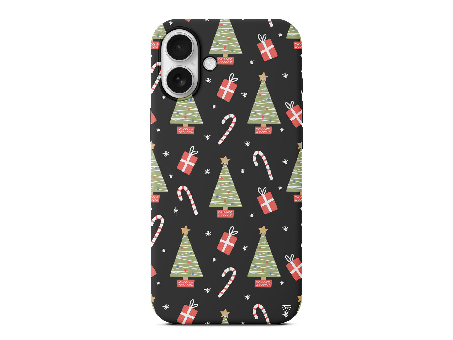 Christmas Candy Lansman Model İçi Kadife Silikon Telefon Kılıfı