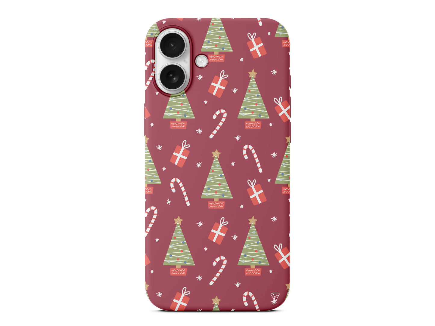 Christmas Candy Lansman Model İçi Kadife Silikon Telefon Kılıfı