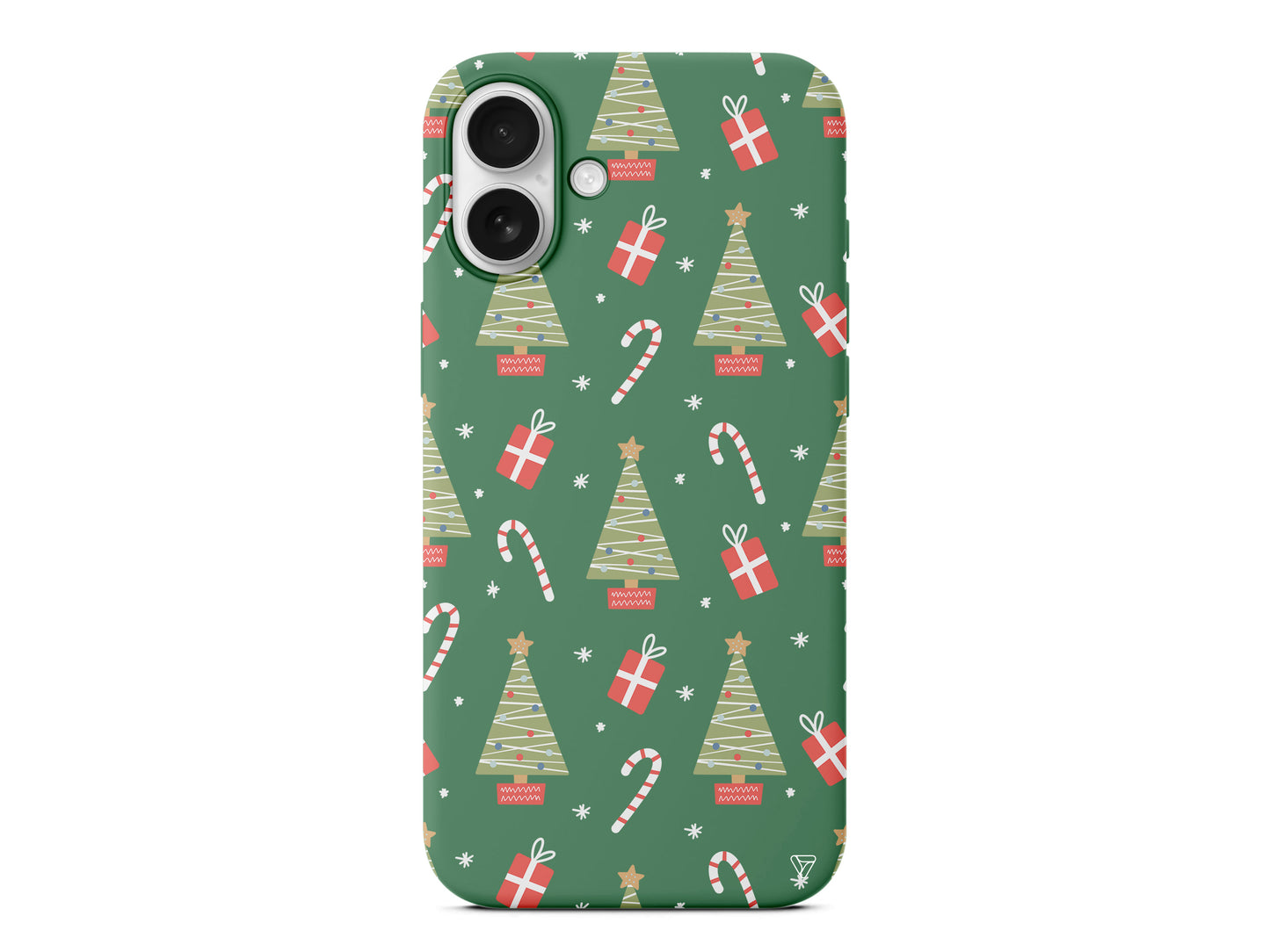 Christmas Candy Lansman Model İçi Kadife Silikon Telefon Kılıfı