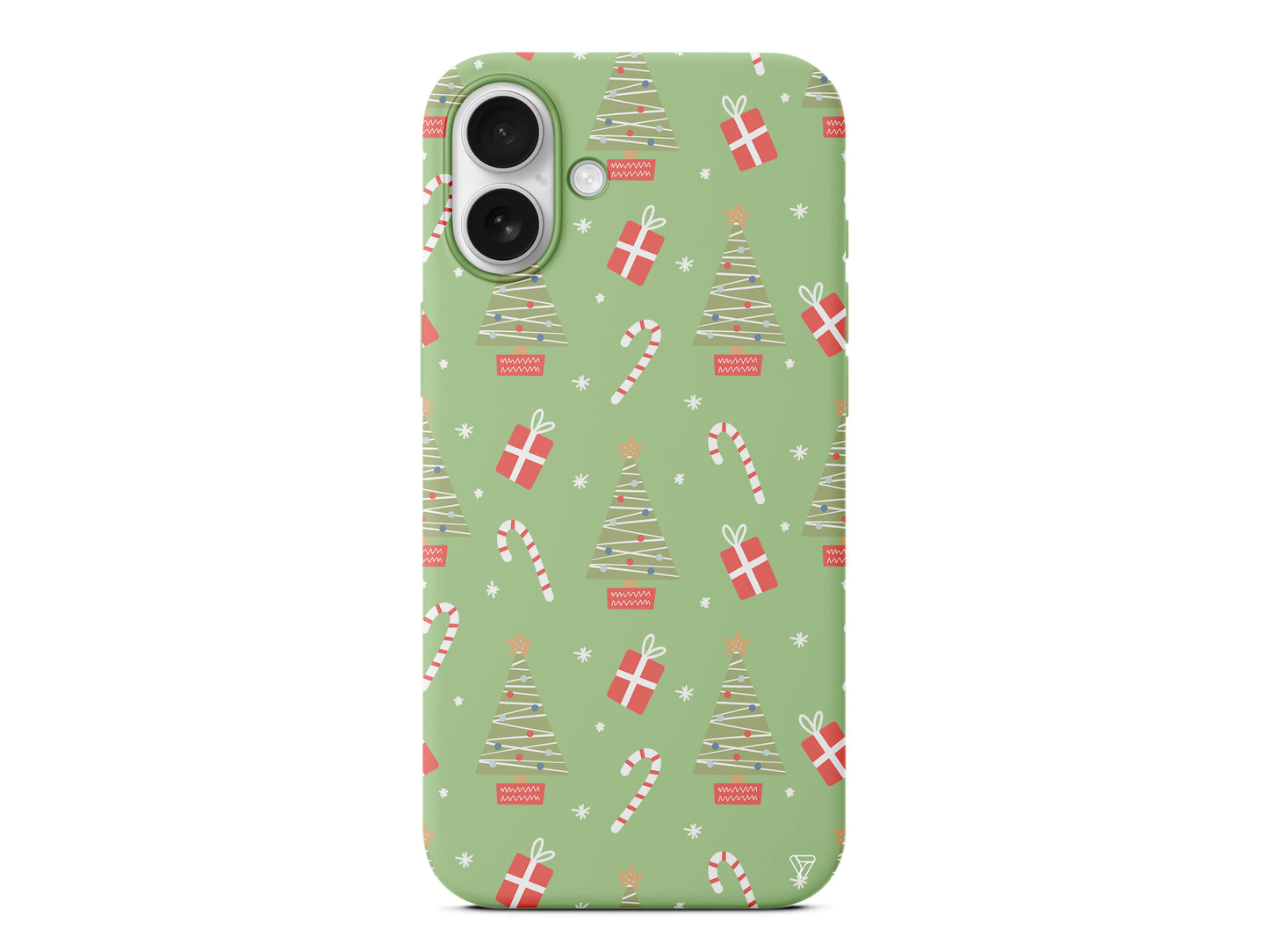 Christmas Candy Lansman Model İçi Kadife Silikon Telefon Kılıfı