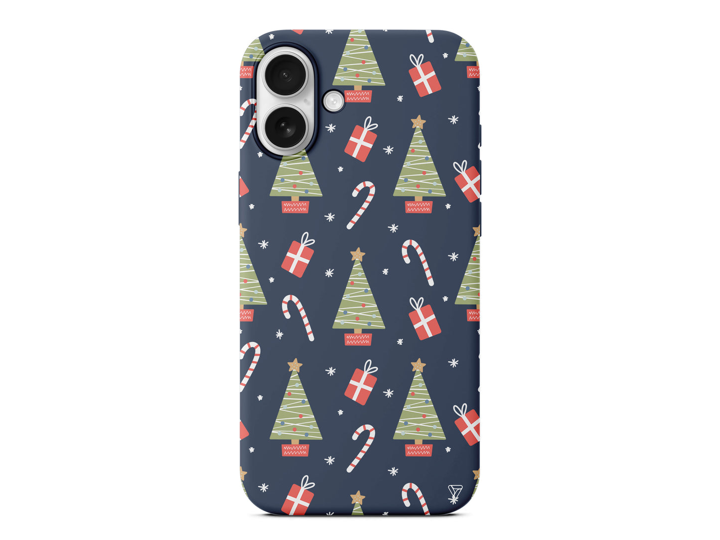 Christmas Candy Lansman Model İçi Kadife Silikon Telefon Kılıfı